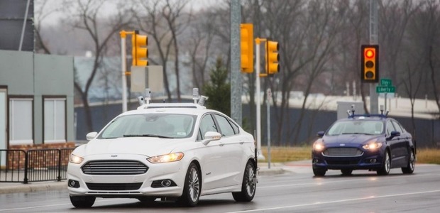 Ford Fusion Hybrid test vehicles.