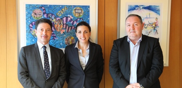 The partners :From left to right : Michel Azibert -
