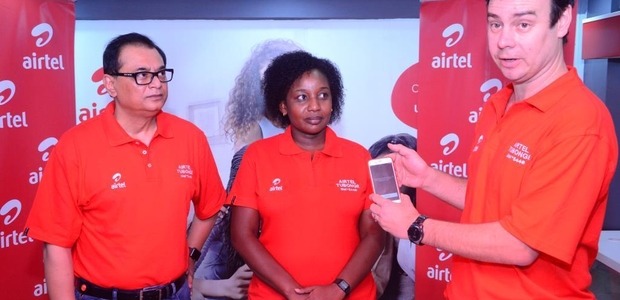 From L to R: Airtel Kenya CEO, Prasanta Das Sarma