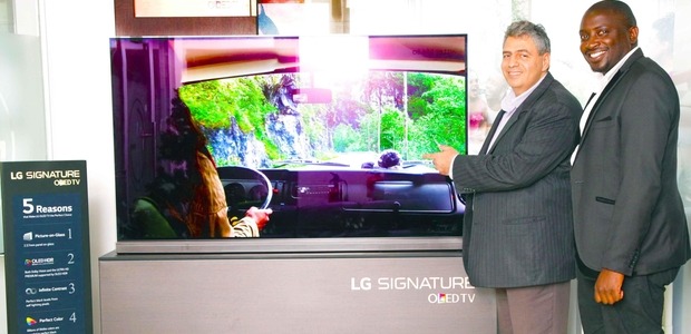 From L to R: Moses Marji, General Manager Marketing, LG