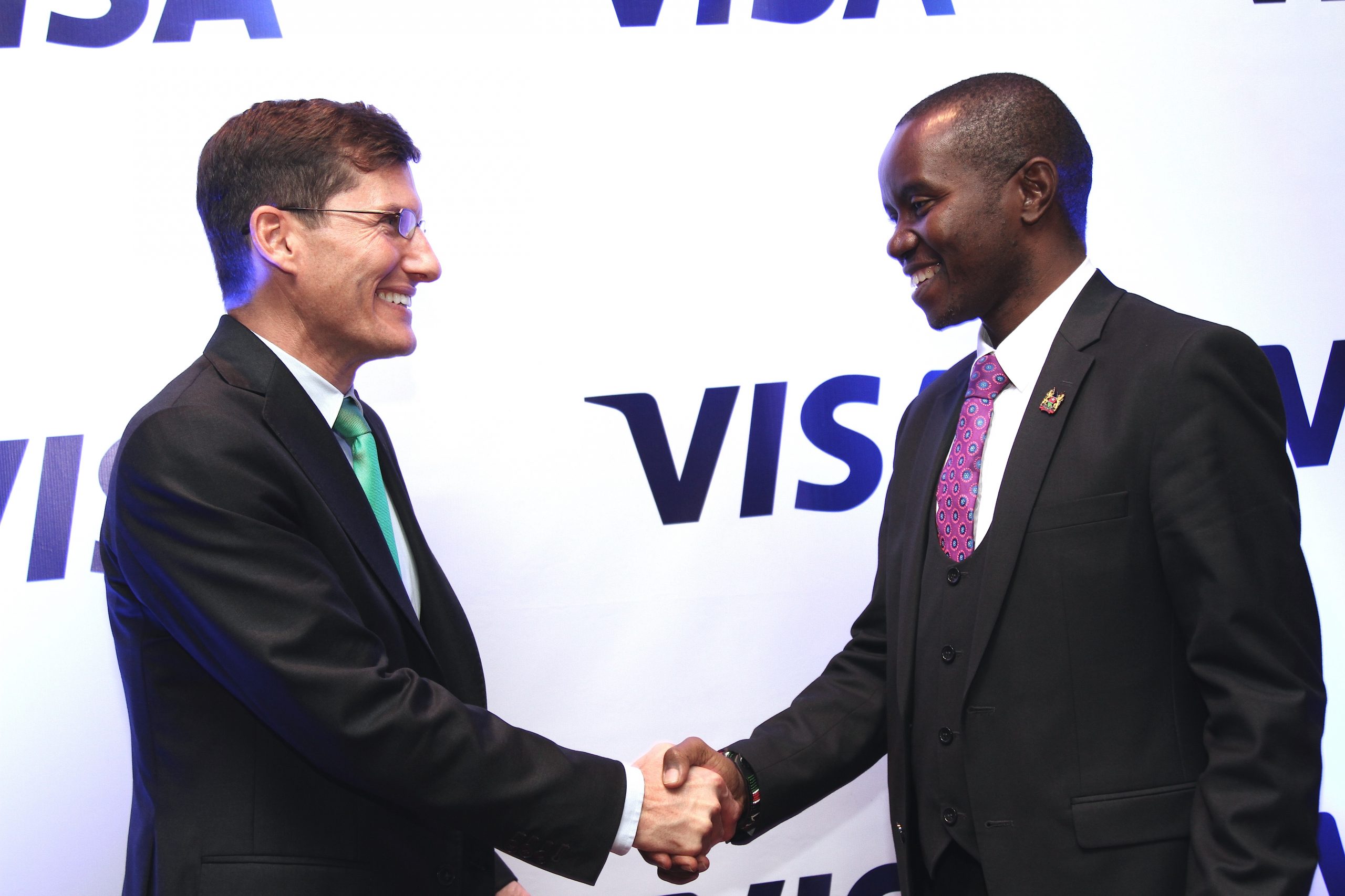 Visa SSA Group Country Manager Andrew Torre (left) with Information