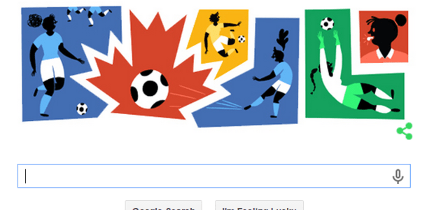 Google marks Women’s World Cup kick-off with a doodle