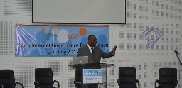 Mr. Joseph Nzano from the Communications Authority of Kenya during