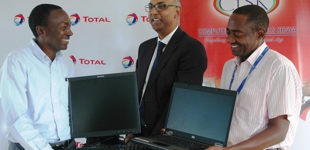 Total Kenya donates ICT equipment to Computers For Schools Kenya (CFSK)