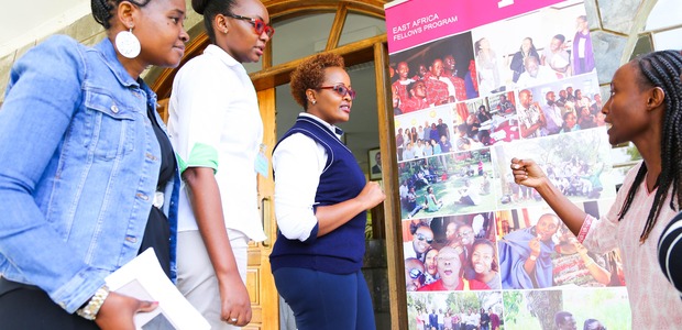 (L –R) KCB Internal Communication Manager Anne Matheng’e, KCB Senior