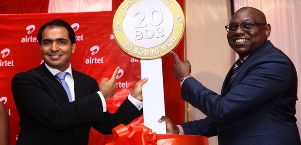 Airtel Kenya CEO Adil El Youssefi and Airtel Kenya Marketing