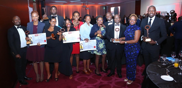 KCB Team rejoice after receiving seven awards during the Think