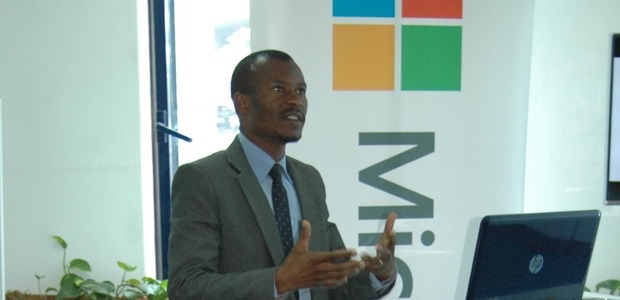 Translators Without Borders (TWS) Translation Manager, Paul Warambo, during the