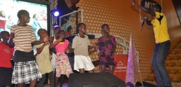 MTN Uganda and Hellofood held a kids christmas party in