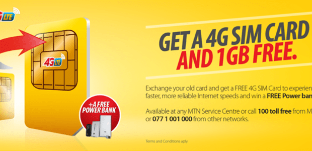 MTN Uganda offers FREE 4G SIM cards to upgrade customers internet experiences