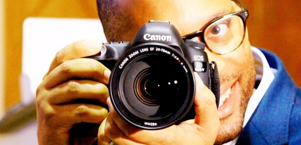 Simeon Quarrie, Global Canon Brand Ambassador demonstrates the capabilities of