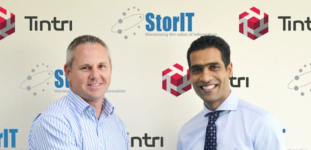 Claudio Polla of Tintri and Suren Vedantham of StorIT Distribution