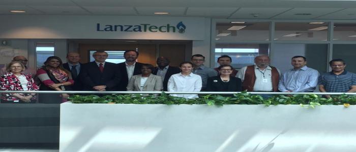 Representatives of Swayana, DTI and IDC visiting LanzaTech’s headquarters in