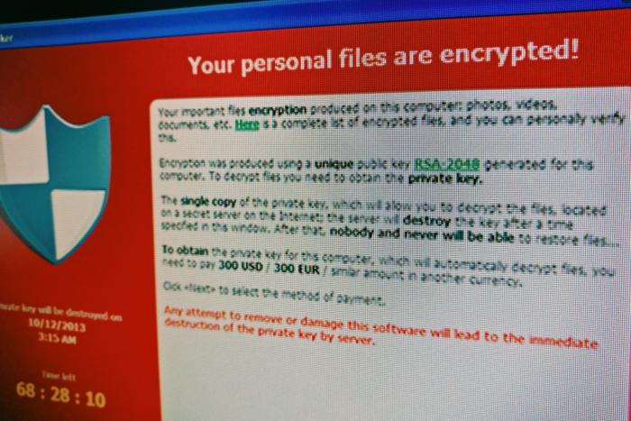 An example of a ransomware message. Credit: Michael Kan