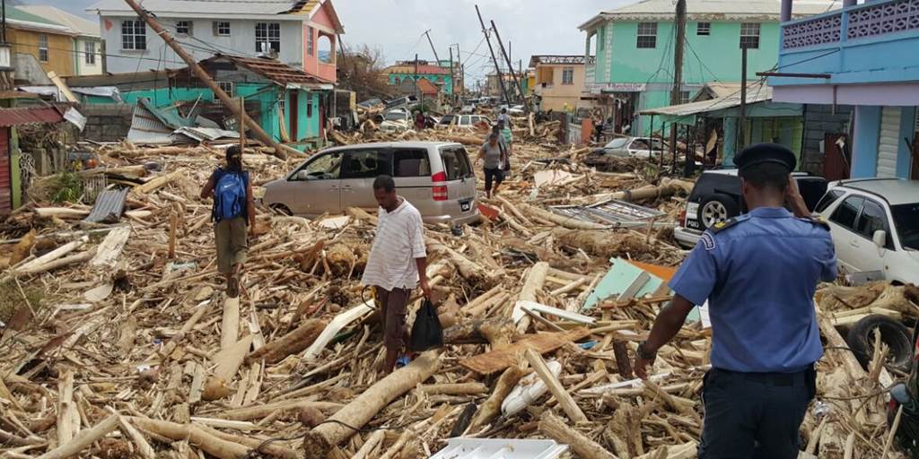 ITU deploys an emergency VSAT at Dominica following Hurricane Maria