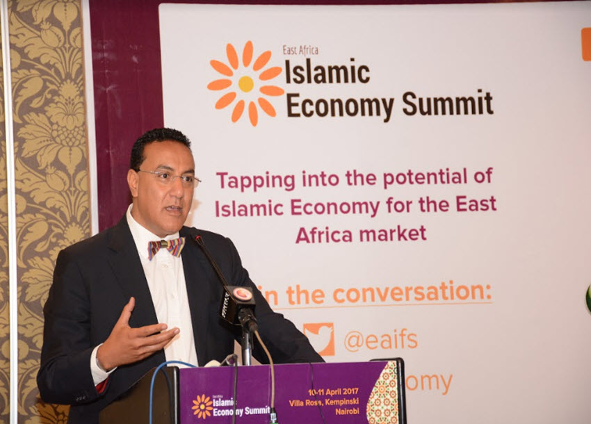 Cabinet Secretary for Tourism Najib Balala speaks at the second