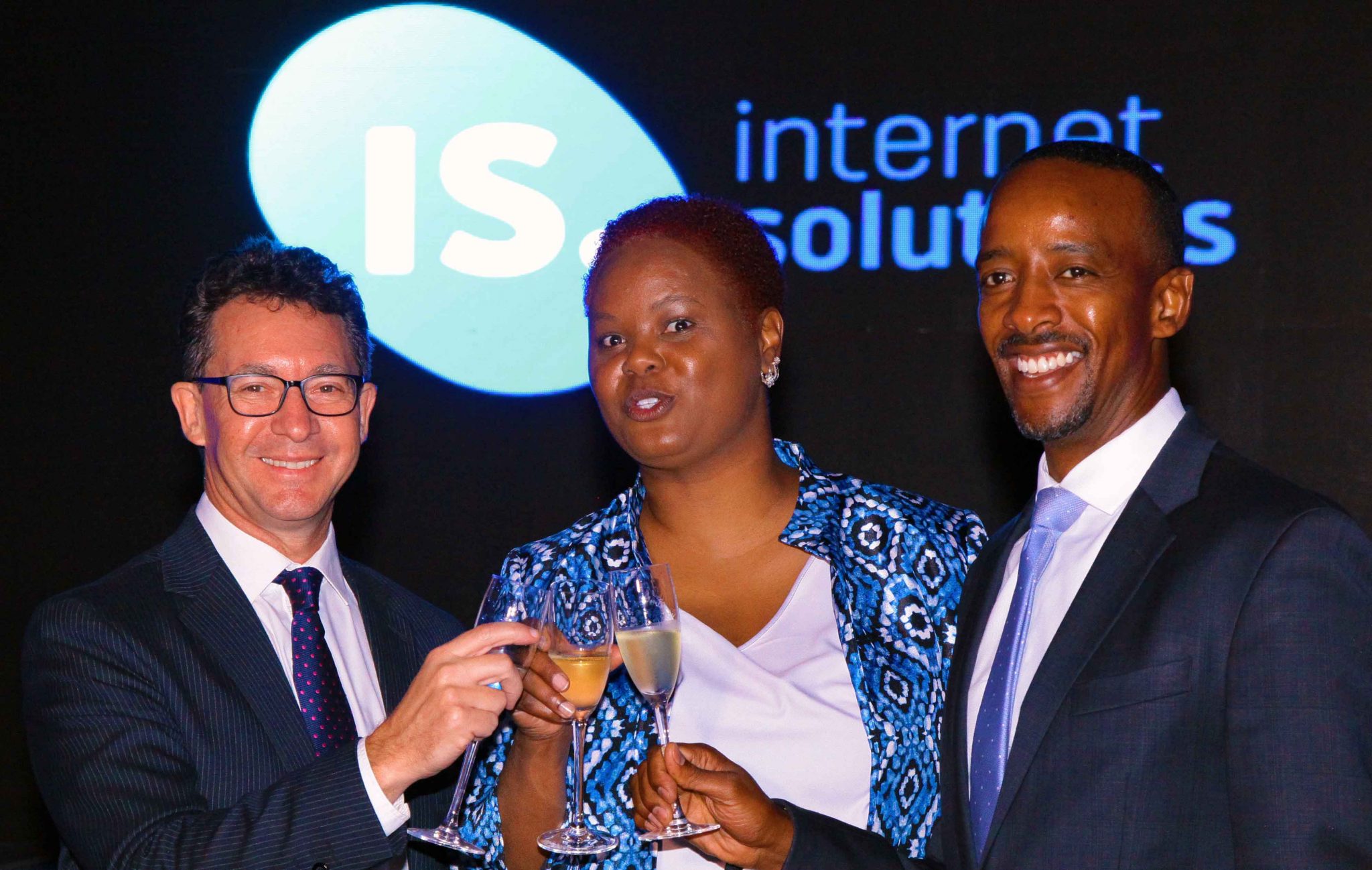 (L-R) Richard Hechle, IS Managing Director, Alice Kirumba, IS Group