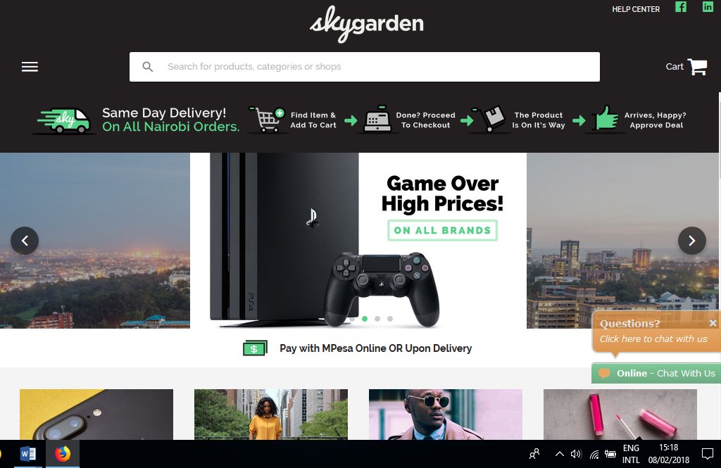 Kenyan based eCommerce company, Sky.Garden, raises $1.2 million in seed funding