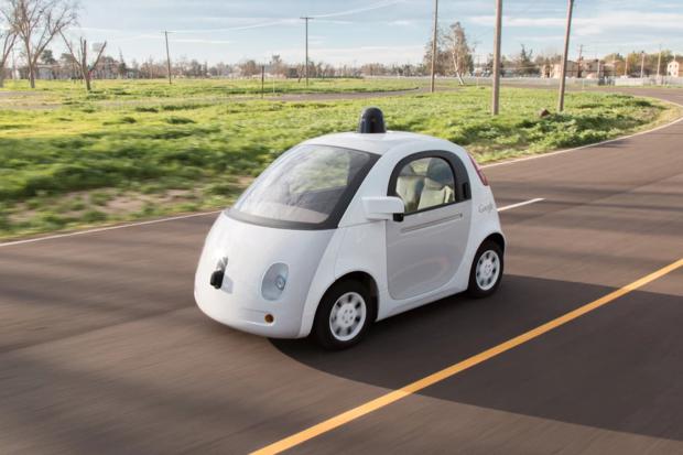 A prototype model of Google's self-driving car. Credit: Google