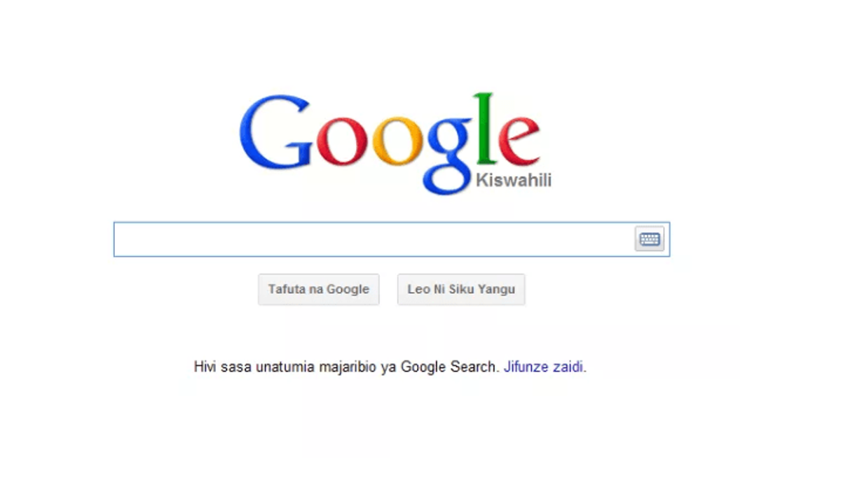 Google search now gives Swahili users more detailed results