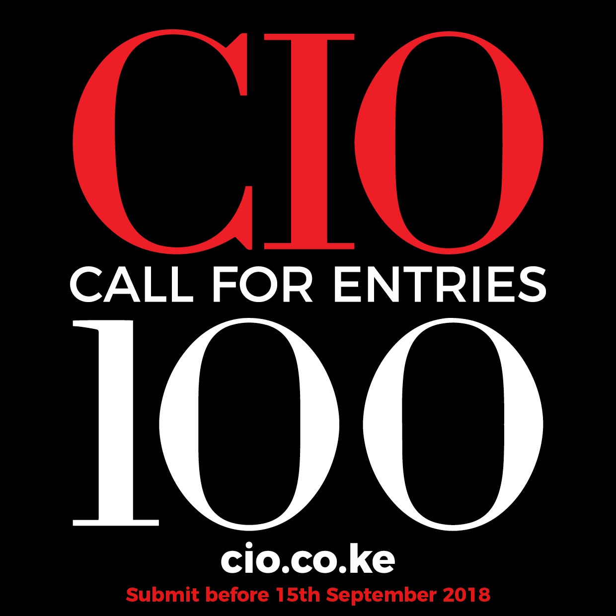 How to apply for the CIO 100 survey online