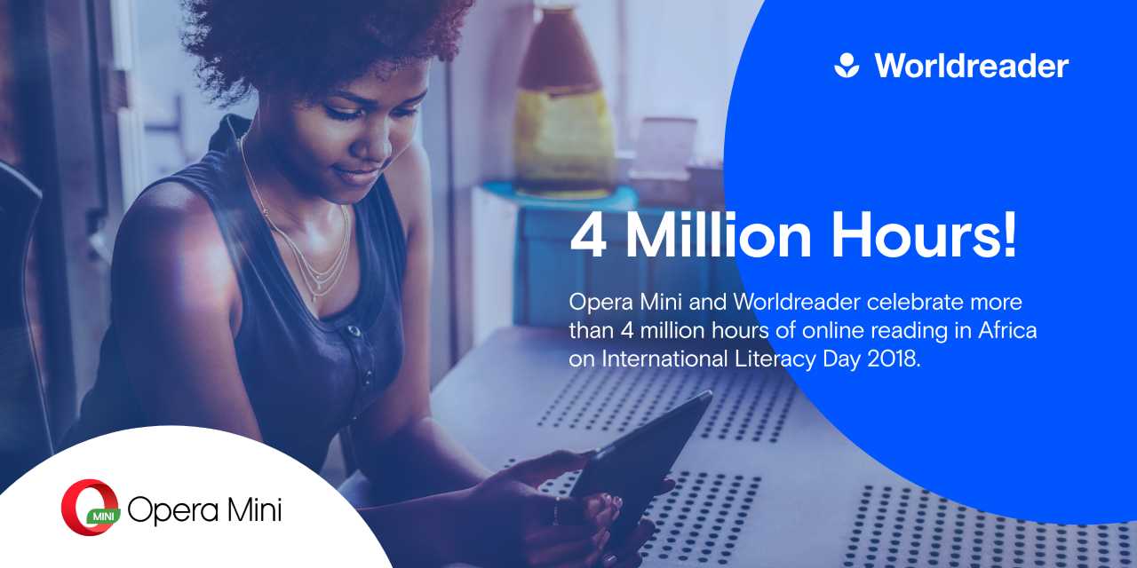Africans spent more than 4 million hours reading online in 2018