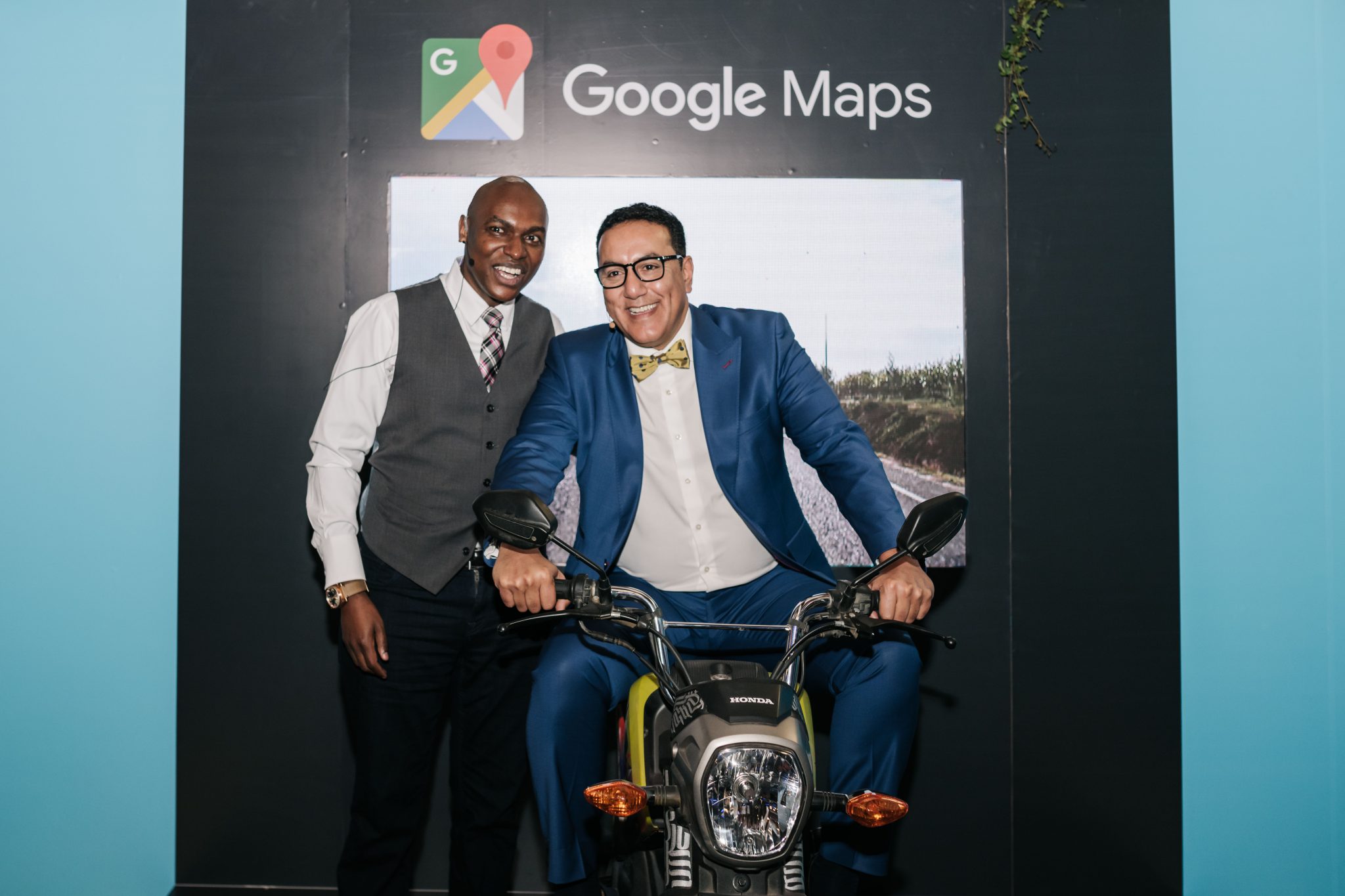Charles Murito (left), Country Manager for Google in Kenya and