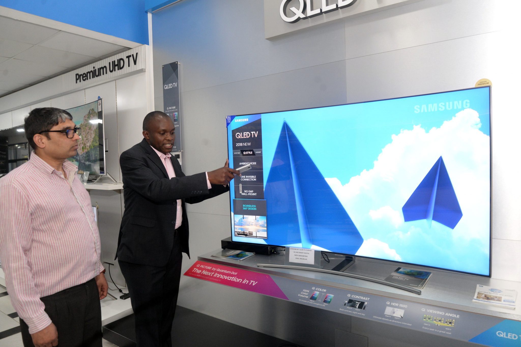 Samsung launches QLED TVs that blend with interior decor