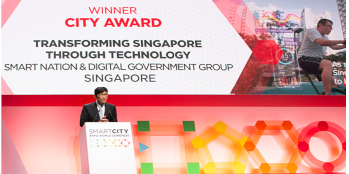 Singapore awarded as smart city of 2018 at Smart City Expo World Congress