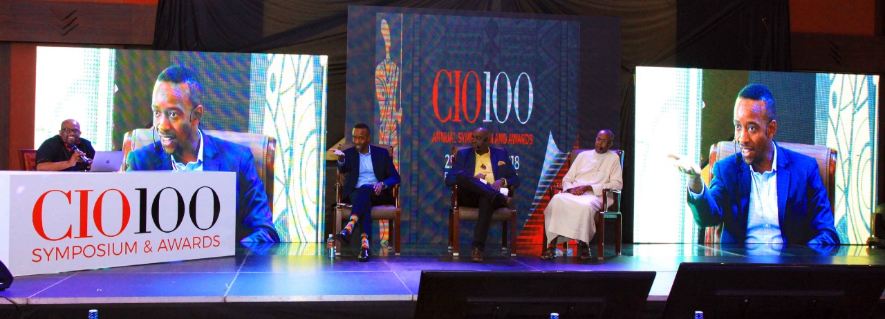 Panel session during the CIO 100 Symposium and Awards.