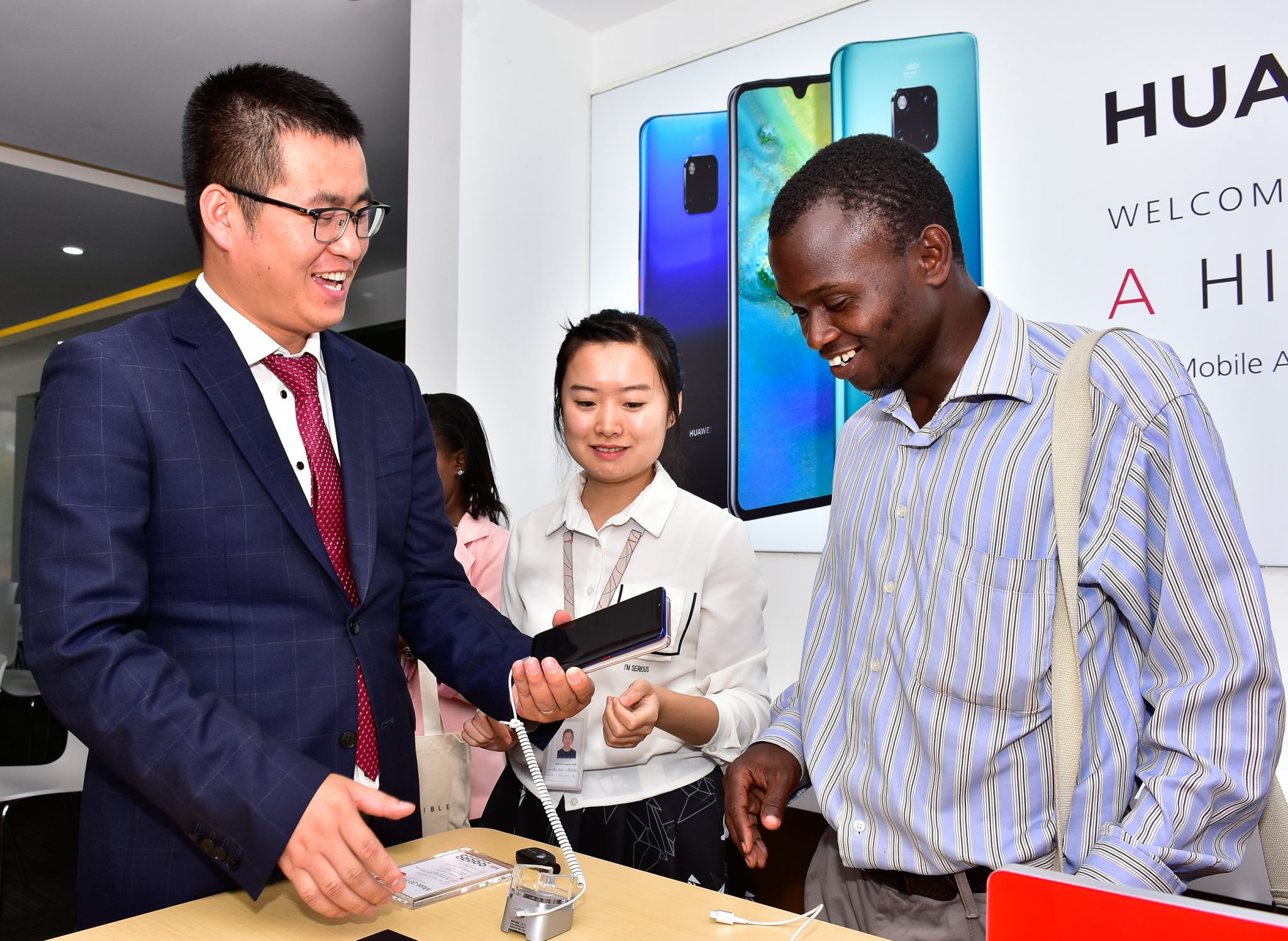 From left to right, Steven Li, Huawei's Head of Eastern