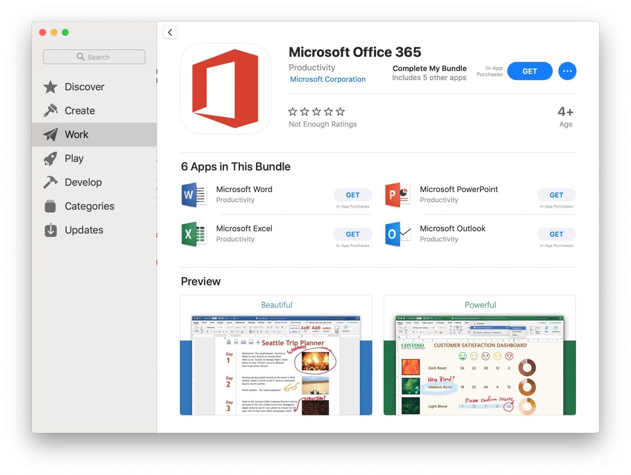 Microsoft Office apps on Apple’s Mac e-store for the first time