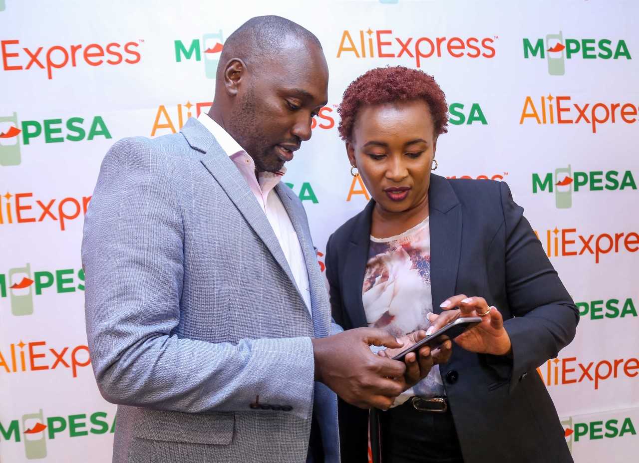 Sylvia Mulinge Chief Customer Officer at Safaricom(right)and Head of M-PESA