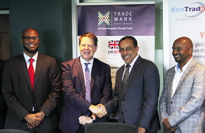 From left: Trademark Country Director Ahmed Farah, Trademark East CEO