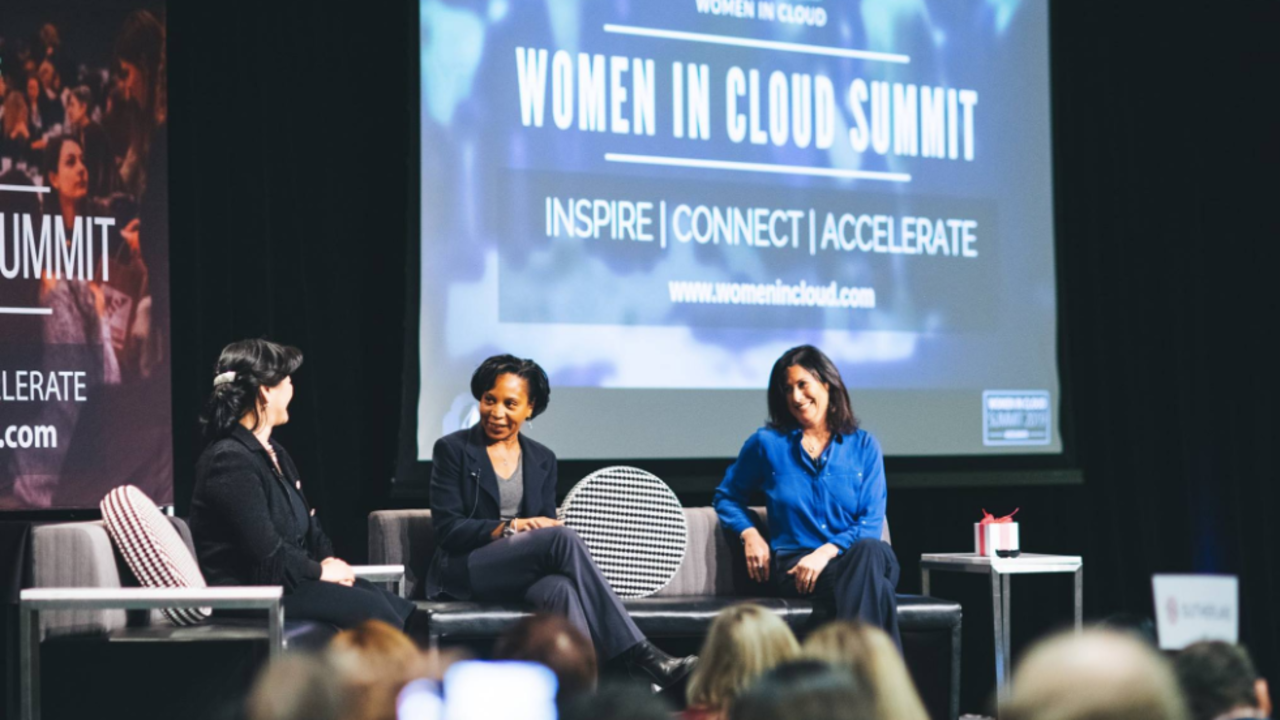 Attendees of a past Women in Cloud summit