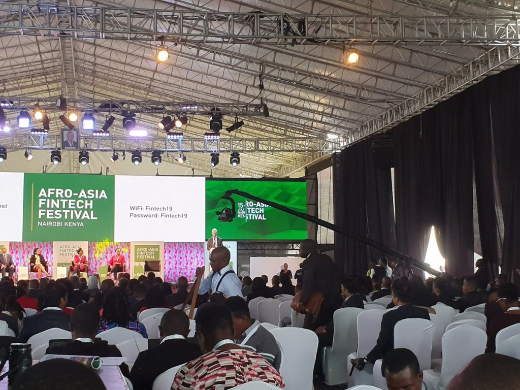 Attendees of the fro-Asian Fintech festival in nairobi