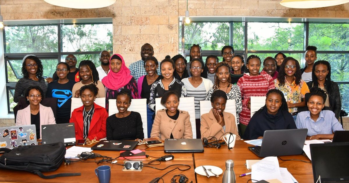 University of Nairobi students, beneficiaries of the Microsoft LEAP hackathon