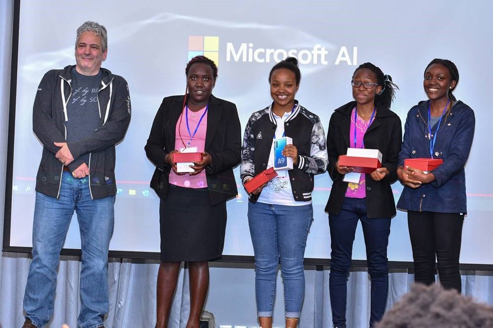 Microsoft inspires women in technology, fetes winners of its hackathon