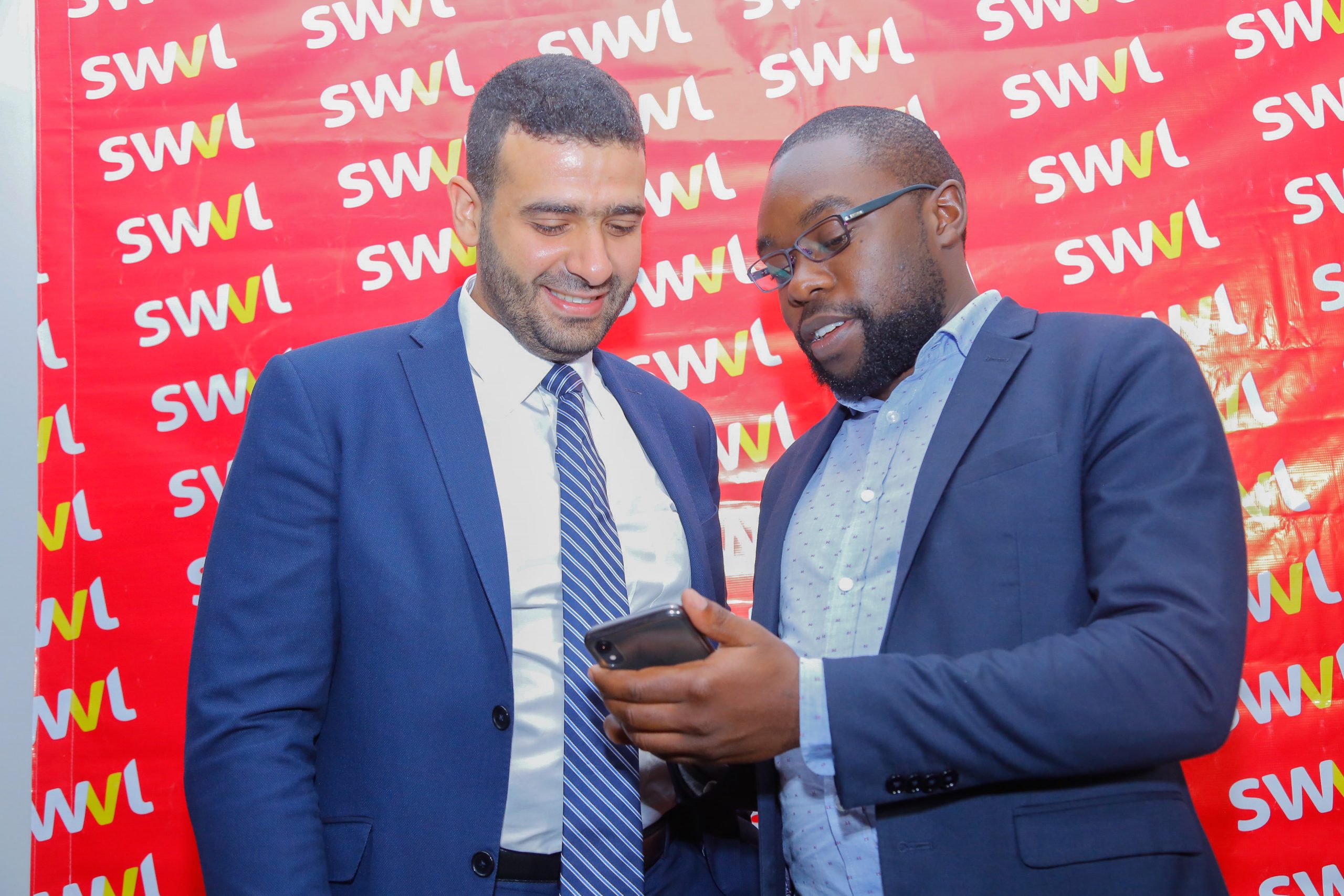 CEO and Co-Founder SWVL, Mostafa Kandil (left) being taken through