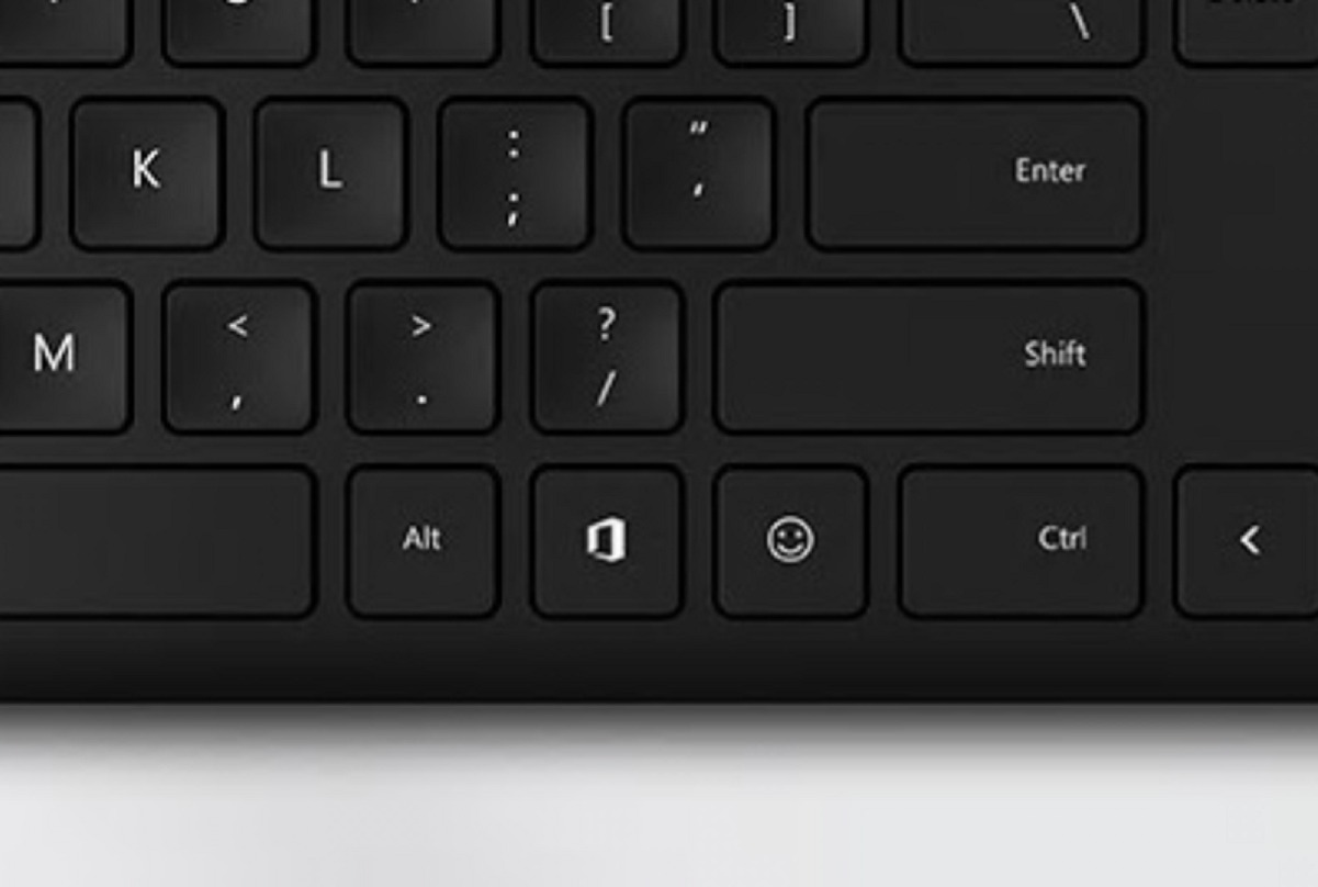 Новая клавиша. Link на клавиатуре. Расстановка клавиатуры Майкрософт. Клавиатура с клавишами офис и эмодзи. Клавиатура Microsoft с клавишами офис и эмодзи.