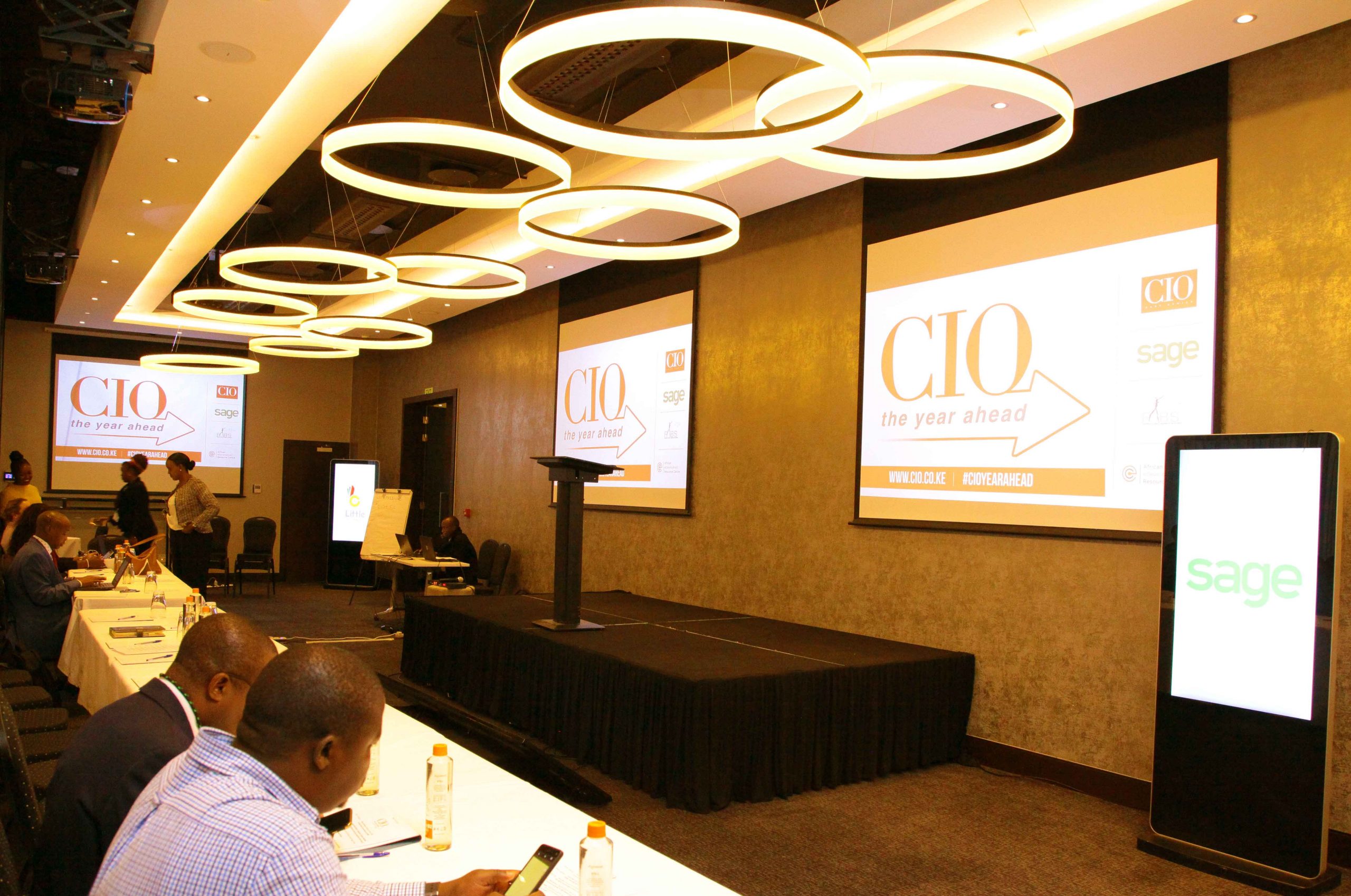 The set up at a past CIO EA The Year