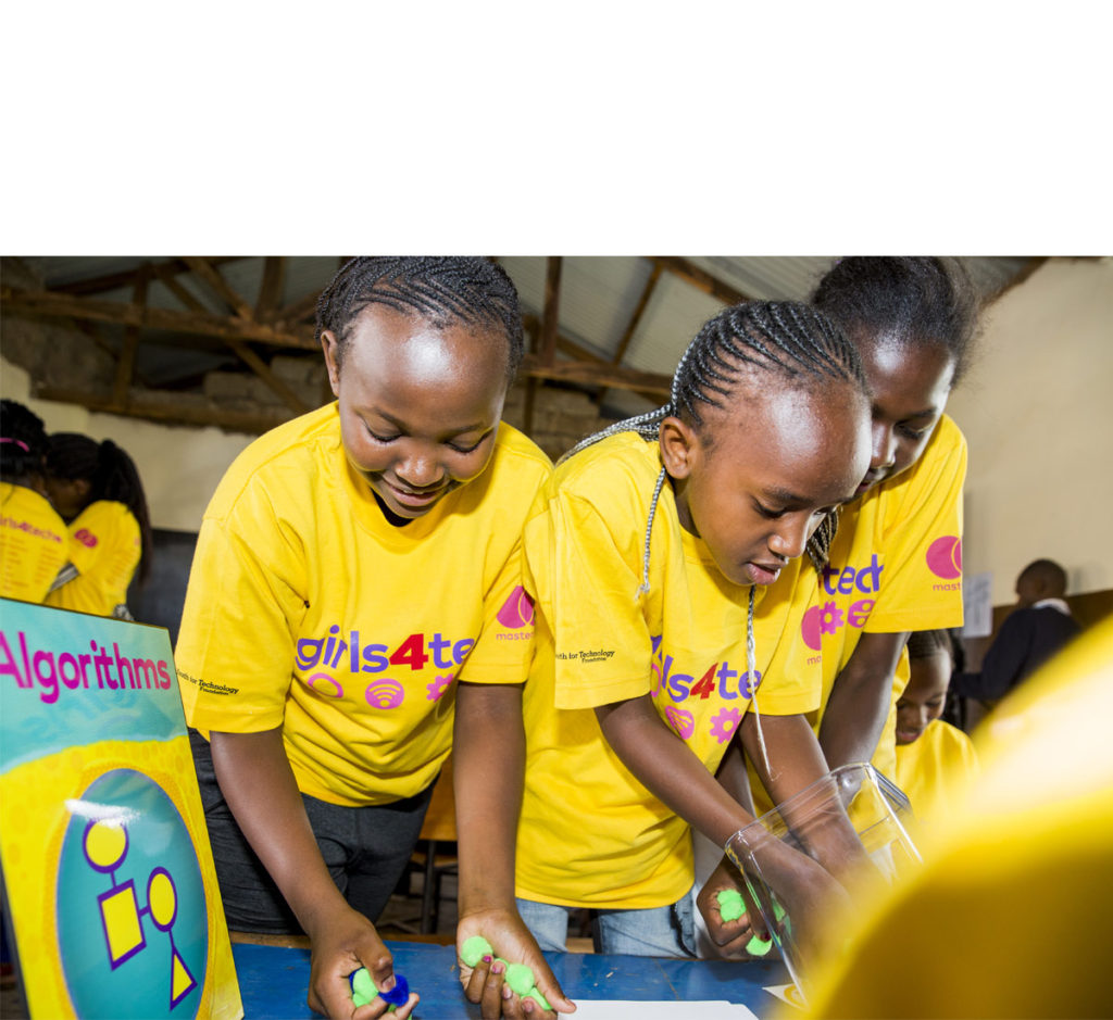 School girls participate in STEM curriculum in Nairobi to enhance