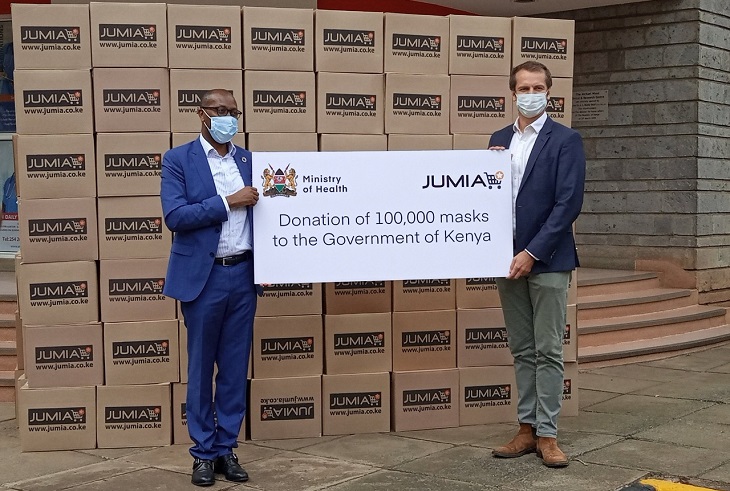 Jumia Heightens The Fight Against COVID-19 In Kenya, Donates Masks To Community Health Workers