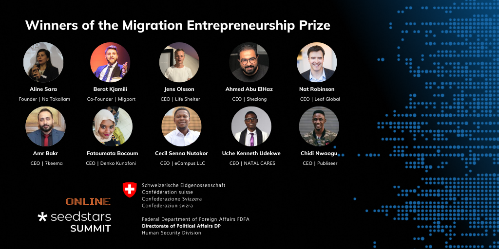 Chidi Nwaogu Wins Migration Entrepreneurship Prize by Swiss Government