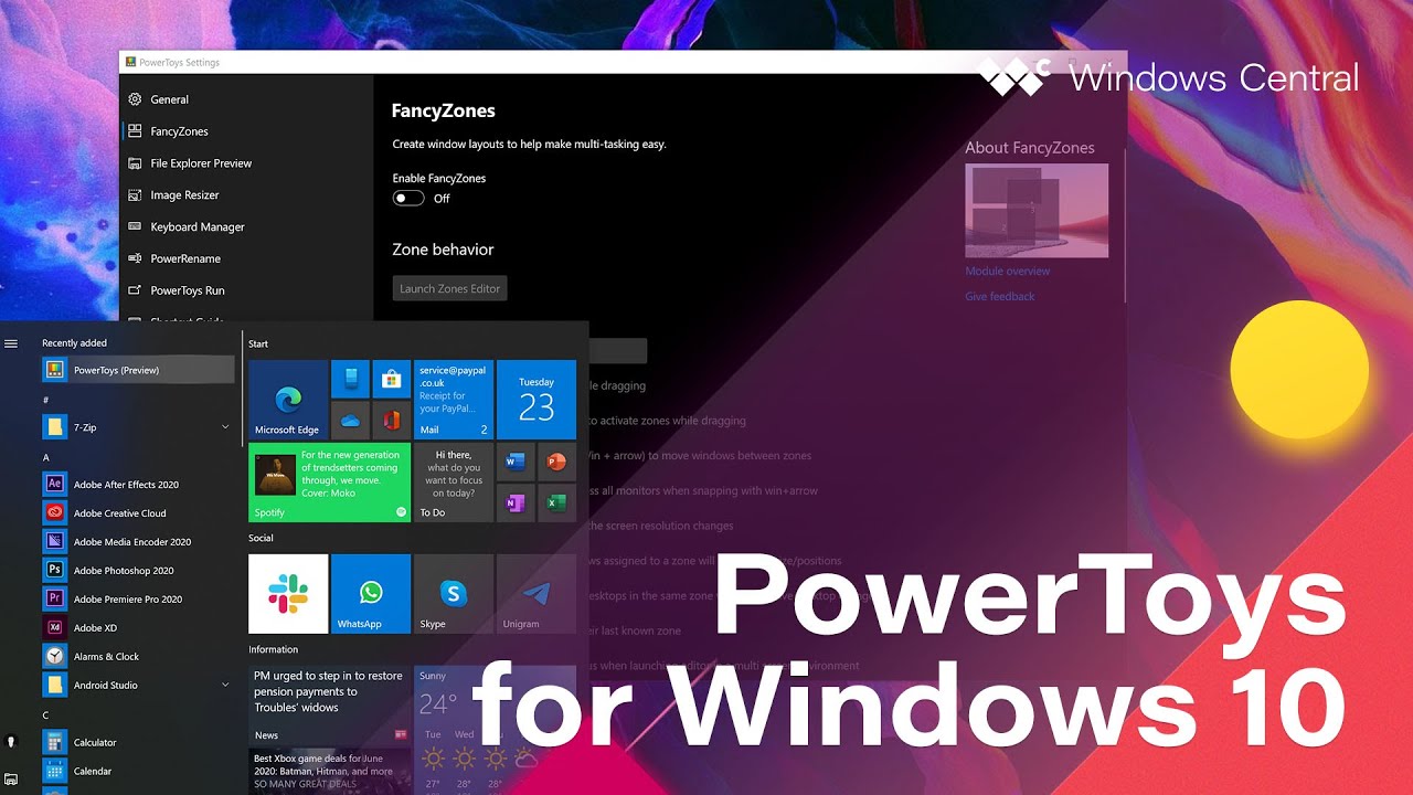An Introduction To Windows 10’s New PowerToys