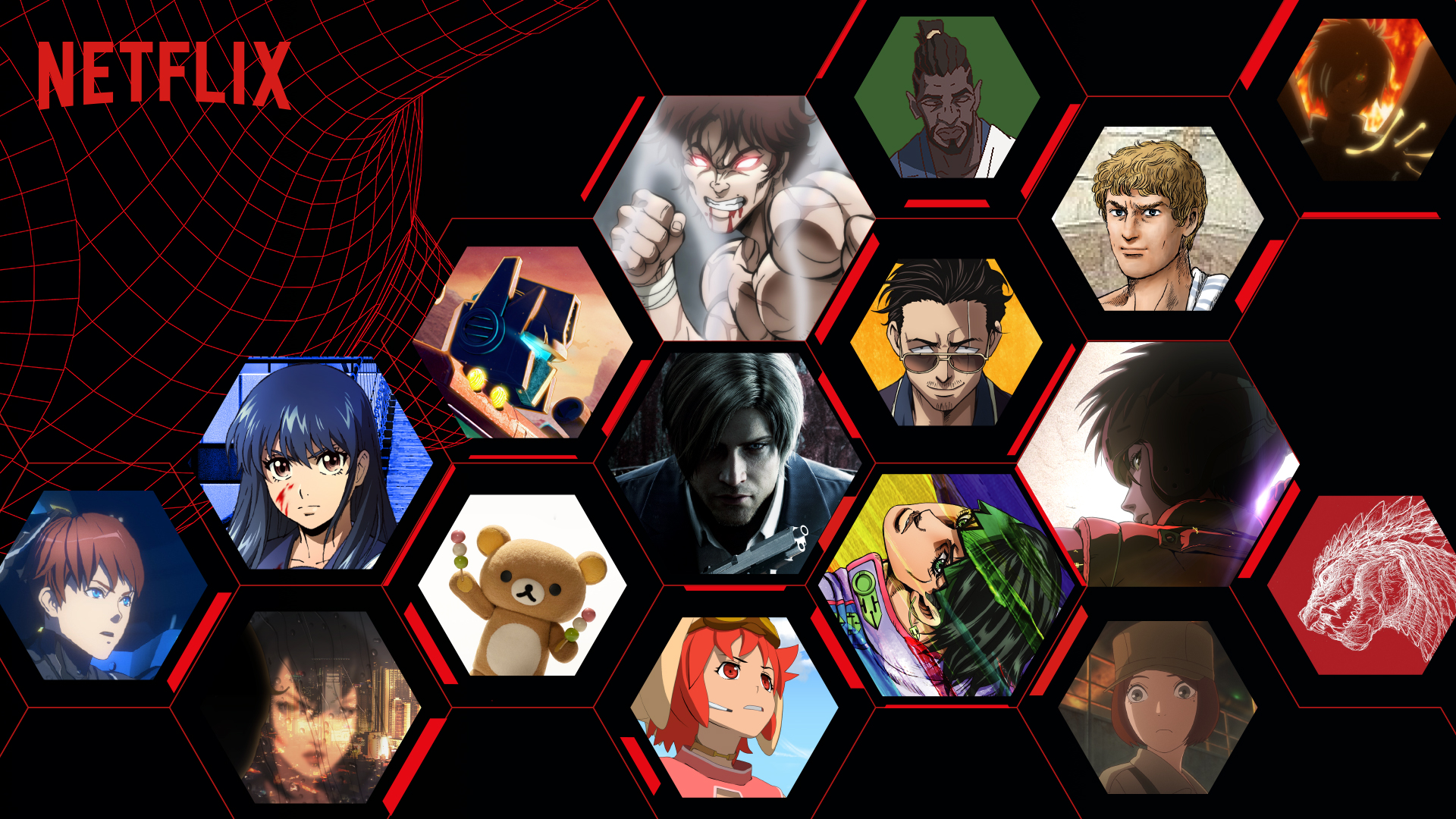 Netflix Anime Festival 2020 Hero Art