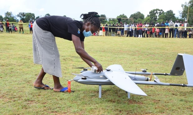 Drones Delivering HIV Supplies In Remote Uganda