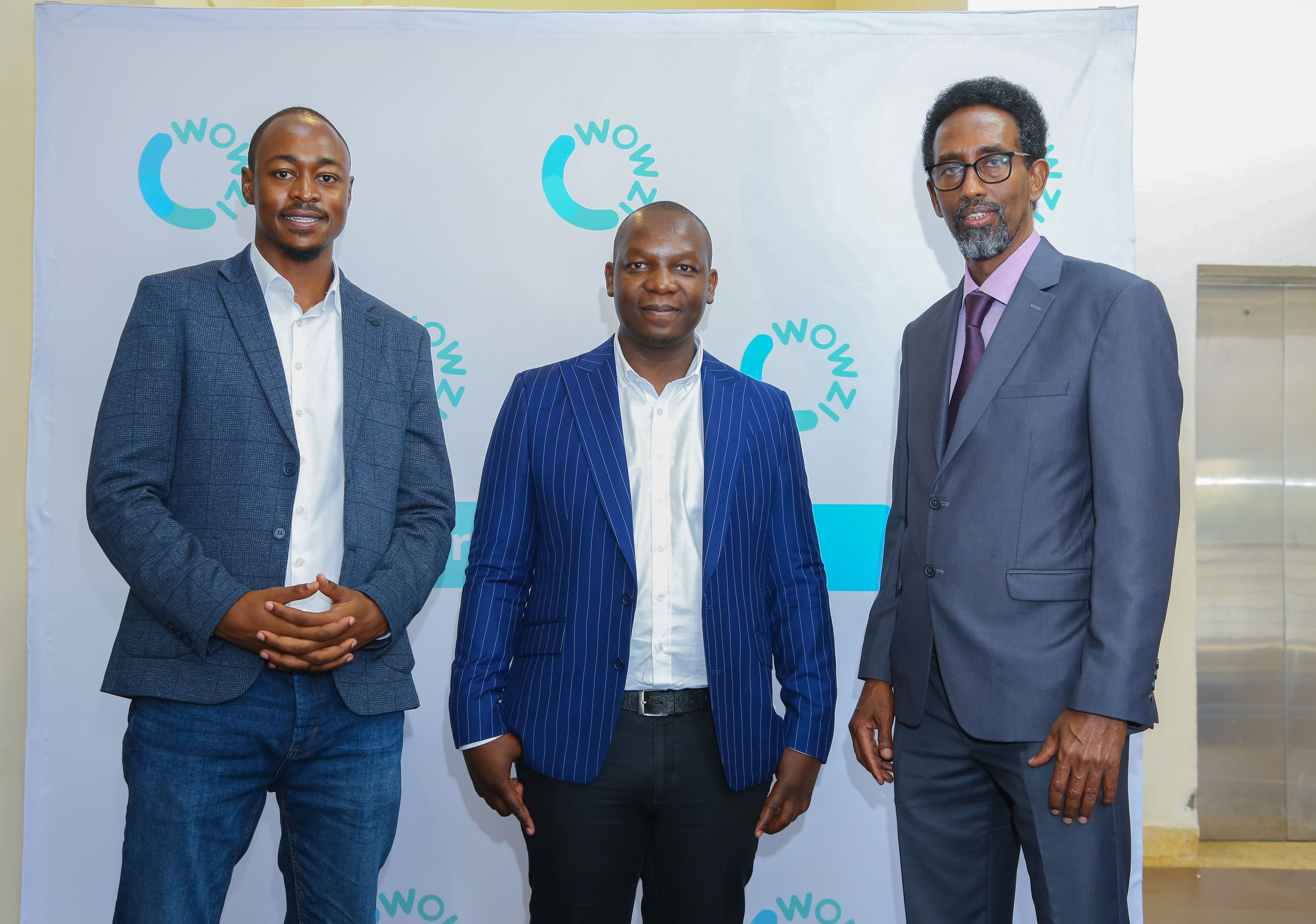 WOWZI CO-Founders, Brian Mogeni(LEFT) Mike Otieno(Center) and Dr. Bashir Hassan(RIGHT)