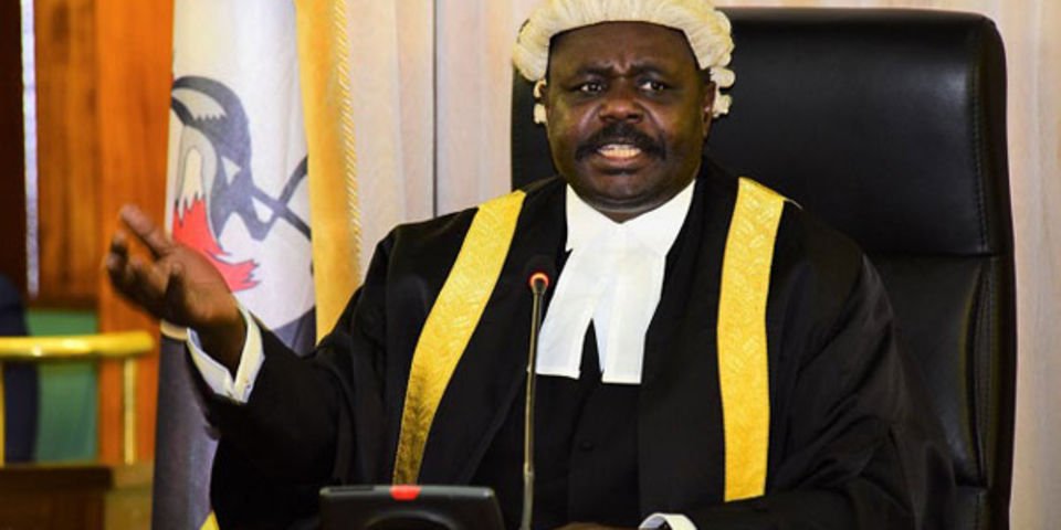 The late Speaker of Parliament Jacob Oulanyah