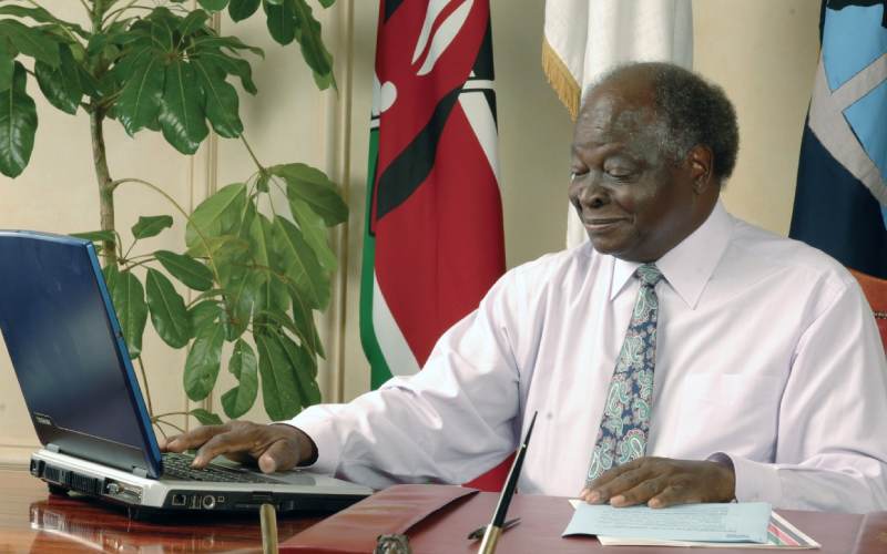 Former Kenyan President Mwai Kibaki [Photo: Courtesy]